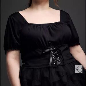 Torrid Nightfall Lace-Up Top